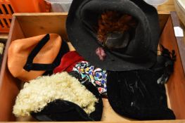 Ladies' vintage hats.