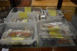 A large quantity of loose stamps.