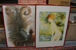 Two modern limited edition prints.