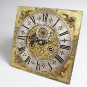 JOSEPH KNIBB, A 17TH CENTURY EIGHT DAY LONGCASE CLOCK MOVEMENT, striking on a 