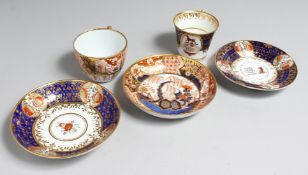 A CHAMBERLAIN ARMORIAL OR CRESTED CUP AND SAUCER in the style of the Yeo service, a Chamberlain