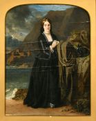 Robert Thorburn (1815-1885) British, 'The Marchioness of Stafford', A portrait of a lady,