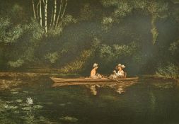 Frank Martin (1921-2005) 'Bacarolle', etching, inscribed, numbered 65/100 and signed, 12.75