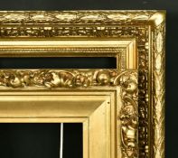 Two 19th Century gilt composition frames, one 13