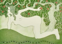 Catherine Grubb, (b. 1945) 'Eve', etching, signed, inscribed and numbered 7/50 in pencil, 14.75