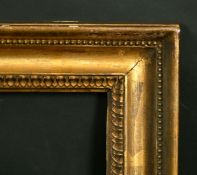 A 19th century hollow frame, rebate size 12