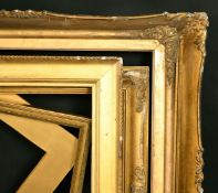 A collection of five early 20th century gilt frames, (5).