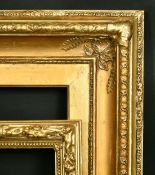 Two foliate composition frames, one 6.5