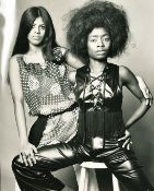 1960s/1970s glamour, two large format original fashion photographs, 19.75