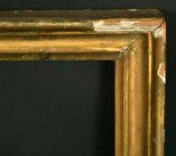 A 19th Century hollow frame, rebate size wide rebate 20