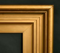 An early 20th Century deep hollow frame, rebate size 8