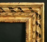A 19th Century carved frame, rebate size 13 x 16