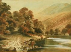 P.G. Austen, (19th Century) 'Beneath the slopes of Ben Ledi near Callander, Perthshire',