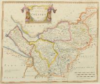 Carte du Departement de L'Orne, circa 1795, hand coloured engraving, 4.5