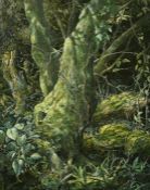 Mervyn Goode (b. 1948) British, 'Woodland Underworld', acrylic on board signed and dated, 23.5