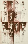 Frank Martin (1921-2005) 'How I learned to tap dance like Ginger Rogers', etching, (Artists Proof)
