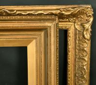 Two early 20th Century gilt fames, one rebate size 14