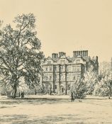 Hubert Williams (1905-1989) British, A pen and ink drawing of Kensington Palace, 13