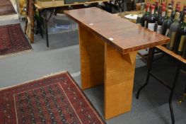 A stylish modern console table.