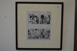 Tim Marwood, original artwork for Thomas The Tank Engine, framed and glazed.