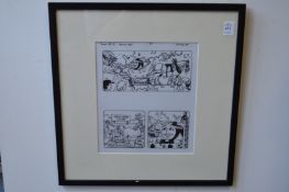 Tim Marwood, original artwork for Thomas The Tank Engine, framed and glazed.