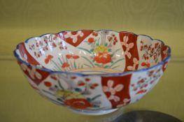 An Imari bowl.