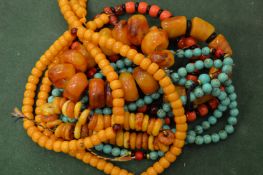 Chunky bead necklaces.