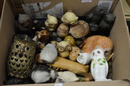 A collection of owls.