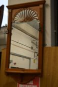 A hall mirror.