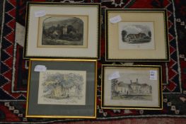 Four small engravings.