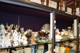 A large quantity of decorative china and glassware to include Royal Albert Old Country Roses.