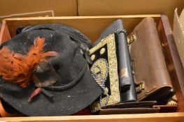 Vintage hats and bags.