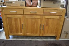The good matching oak sideboard.