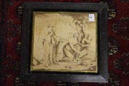 An early finely embroidered picture.