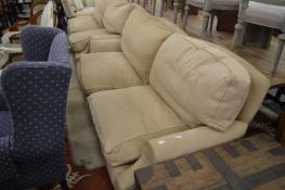 A modern large two-seater settee.