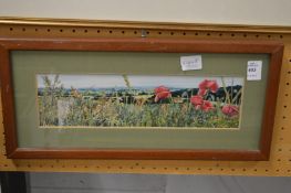 A Yorkshire Hedgerow watercolour.