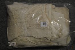 An early christening gown etc.
