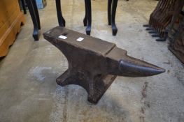 A blacksmith's anvil.