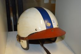 An old crash helmet.