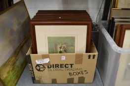 A set of twelve Victorian style colour prints depicting Dickens subjects.