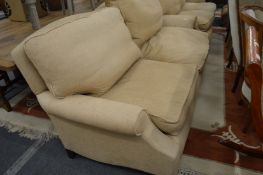 A modern large two-seater settee.