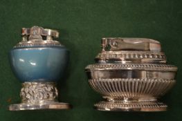 Two Ronson table lighters.