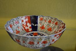 An Imari bowl.