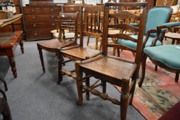 Three various 19th century chairs.