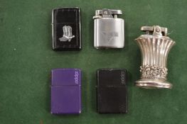 Various lighters.