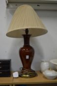 A Chinese style table lamp.