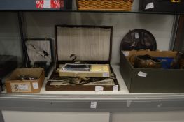 Plated flatware etc.