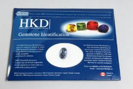 A LOOSE TANTZANITE STONE, 5.36ct.