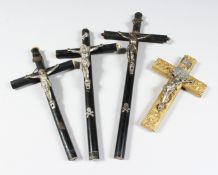 FOUR CRUCIFIXES