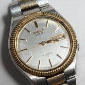 A GENTLEMAN'S SEIKO WRIST WATCH.